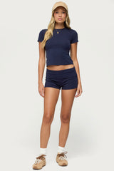 Marleaux Foldover Shorts