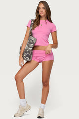 Marleaux Foldover Shorts