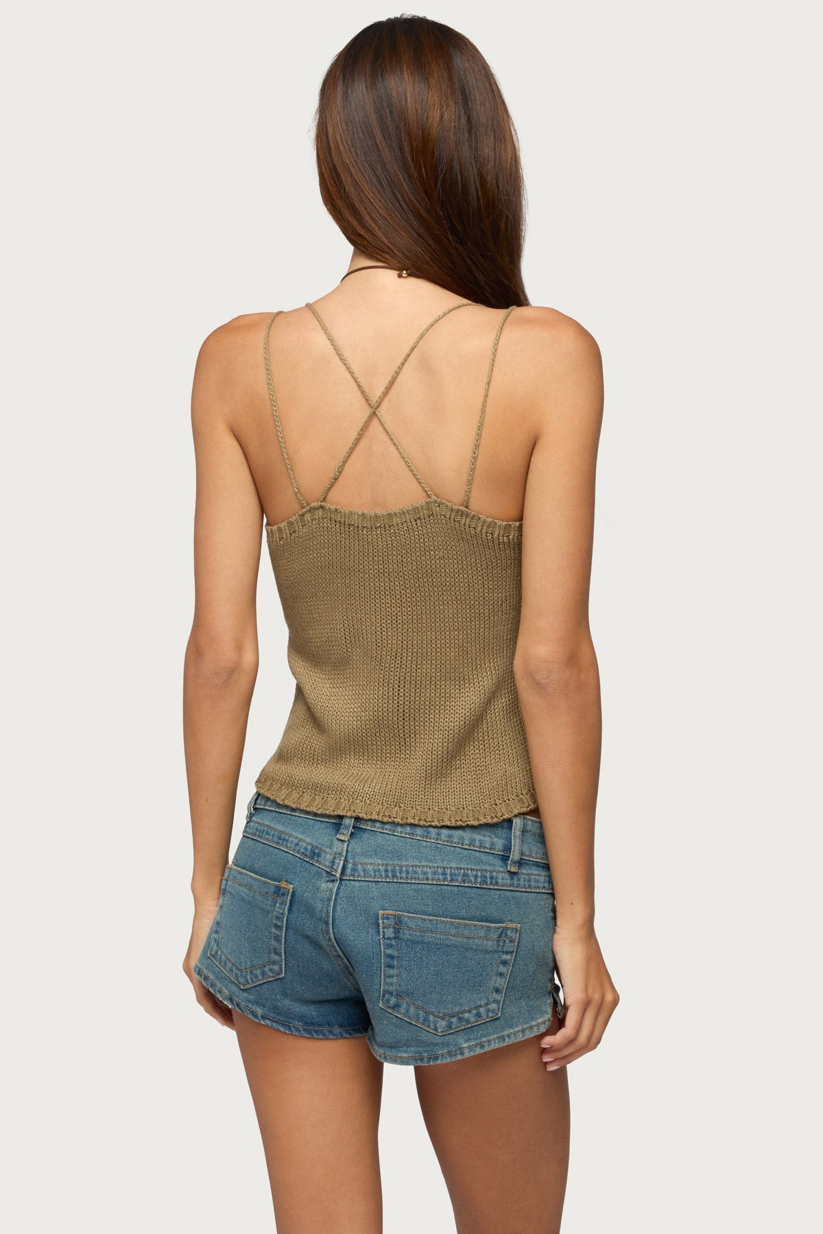 Fernie Bead Fringe Knit Top
