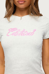 Edikted Wknd Sequin T Shirt