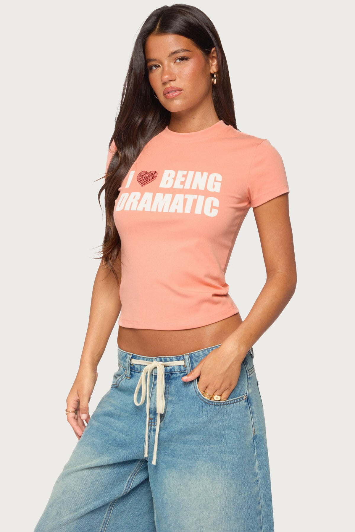 Drama Queen Rhinestone T Shirt