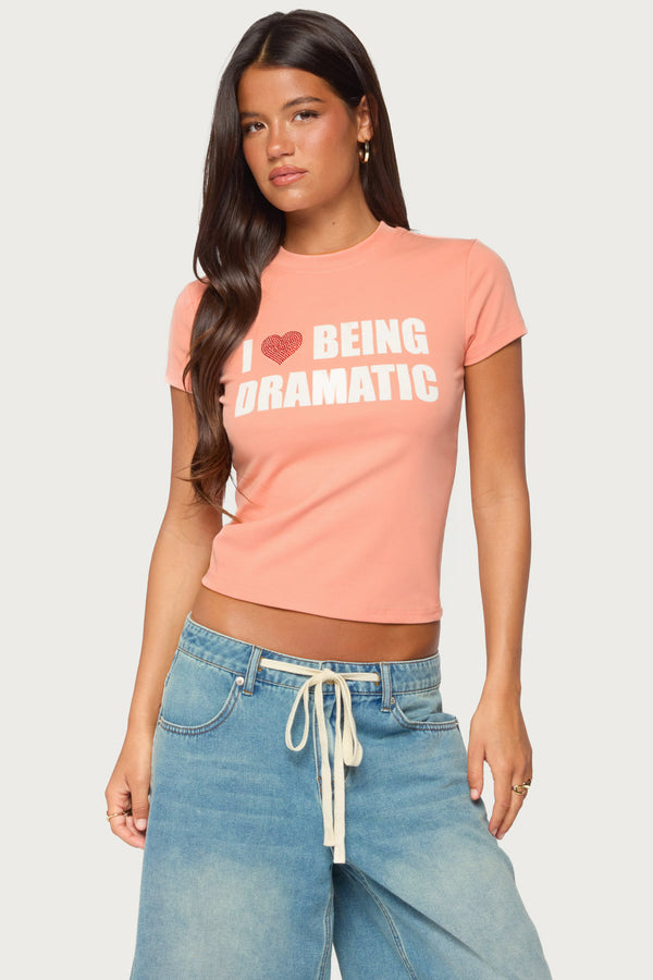 Drama Queen Rhinestone T Shirt