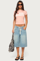 Jaci Denim Bermuda Shorts