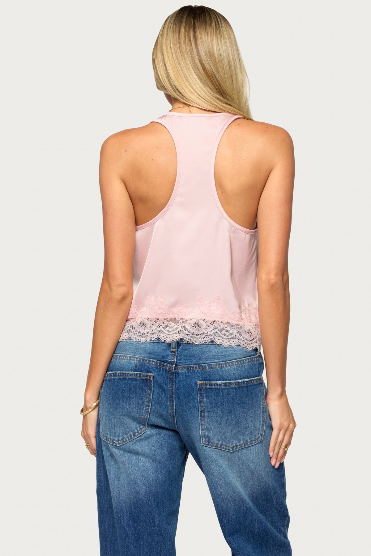 Onie Lacey Satin Effect Tank Top