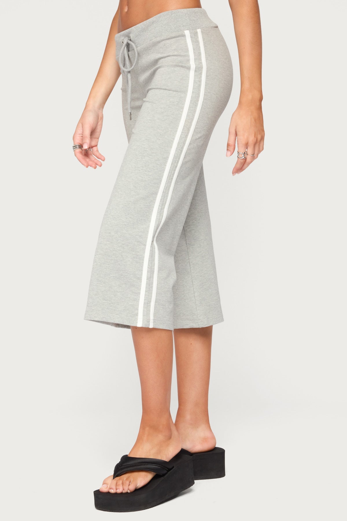Zanele Side Stripe Capri Joggers