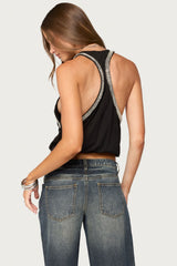 Cuya Chainmail Racerback Top