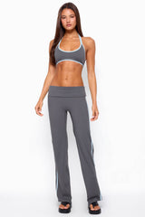 Anica Contrast Scoop Neck Bralette