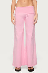 Angel Energy Sequin Foldover Trousers
