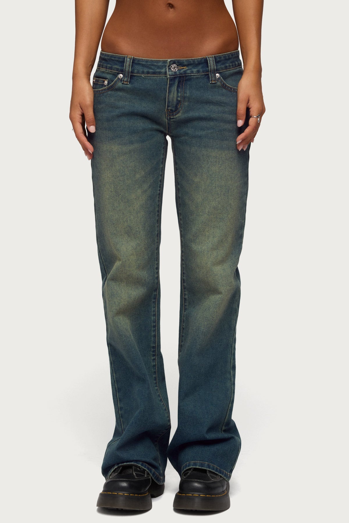Moonie Low Rise Bootcut Jeans