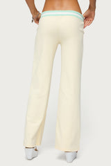 Clioh Contrast Waist Joggers