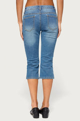 Fifer Low Rise Capri Jeans