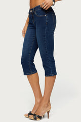 Fifer Low Rise Capri Jeans