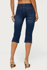 Fifer Low Rise Capri Jeans