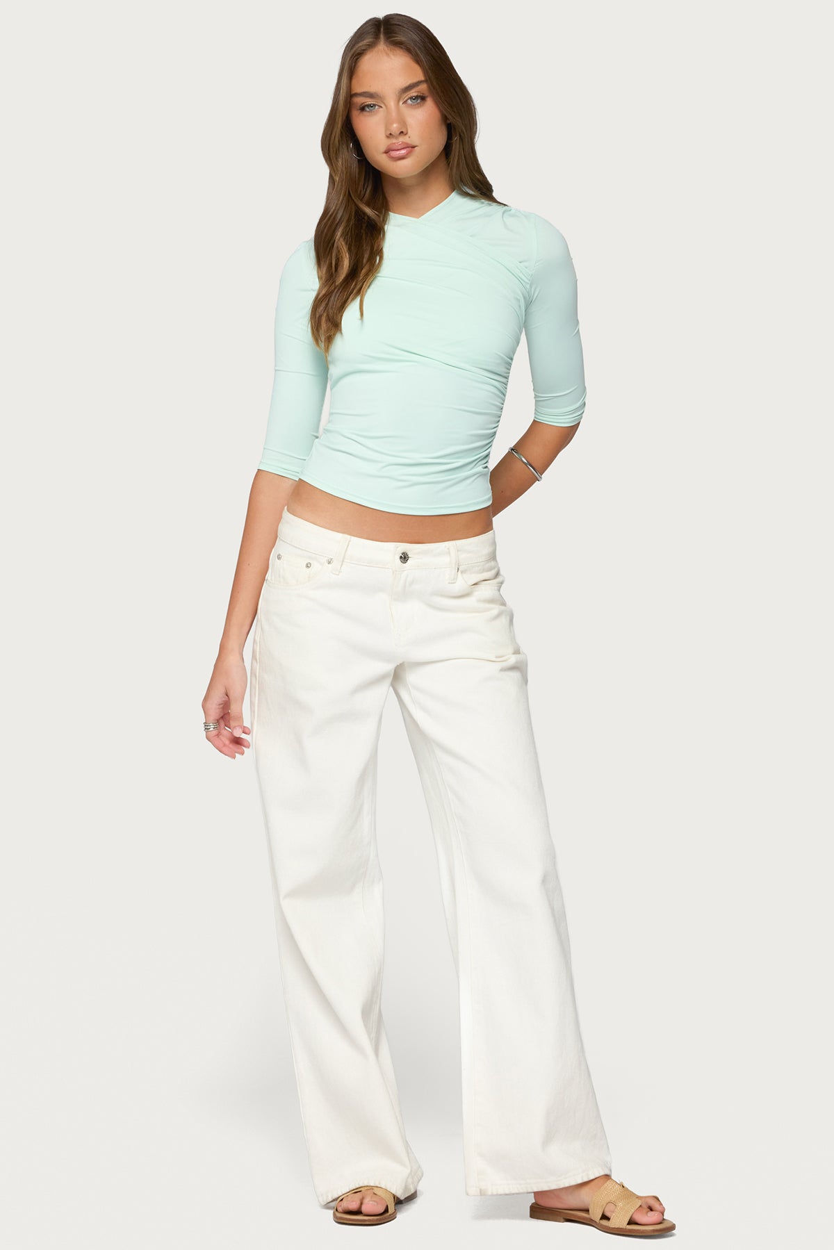 Calypso Wrap Neck Top