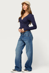 Fonteyn Wrap Top