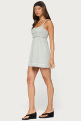Raela Babydoll Mini Dress