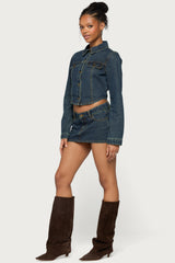 Dayla Denim Micro Skort