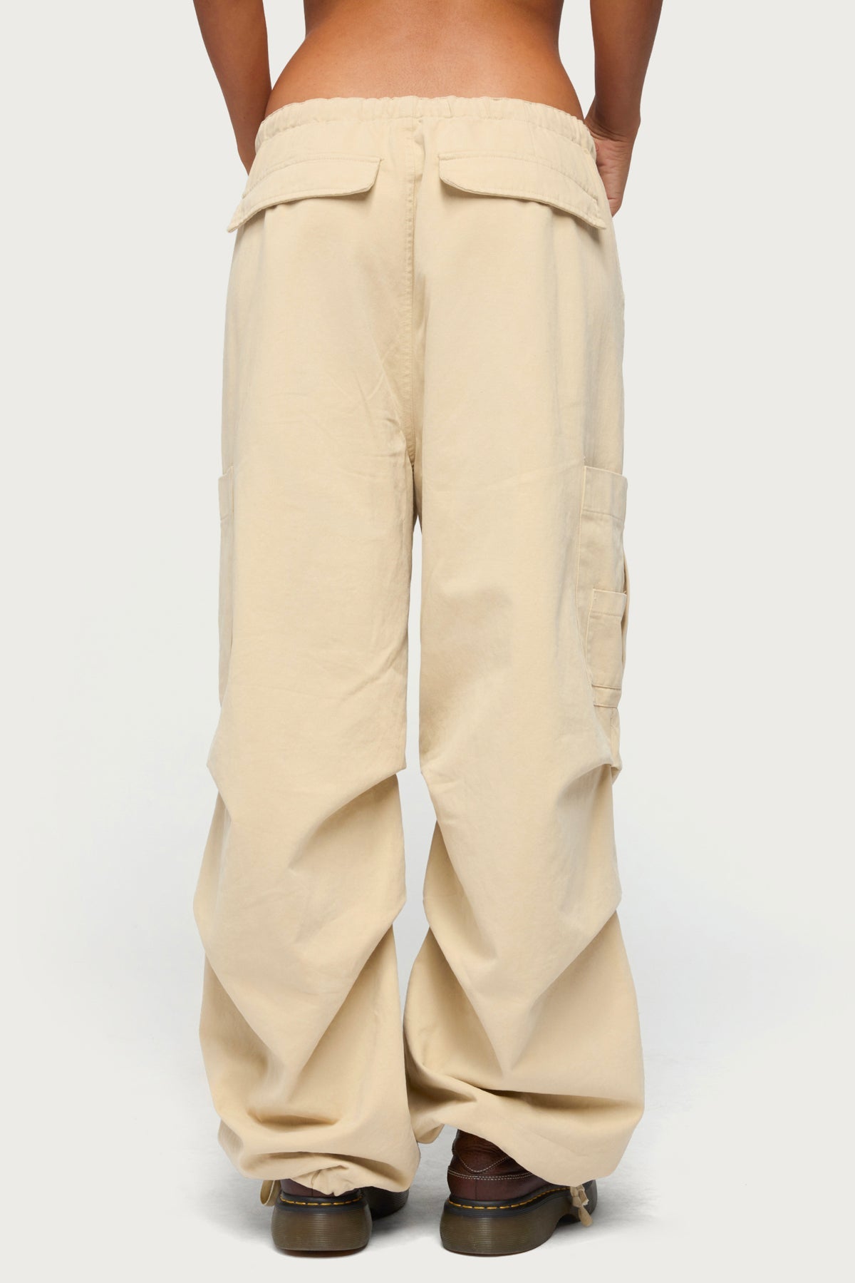 Emzi Baggy Cotton Cargo Trousers