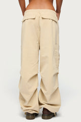 Emzi Baggy Cotton Cargo Trousers