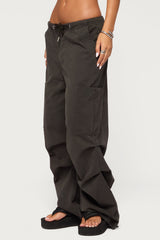 Emzi Baggy Cotton Cargo Trousers