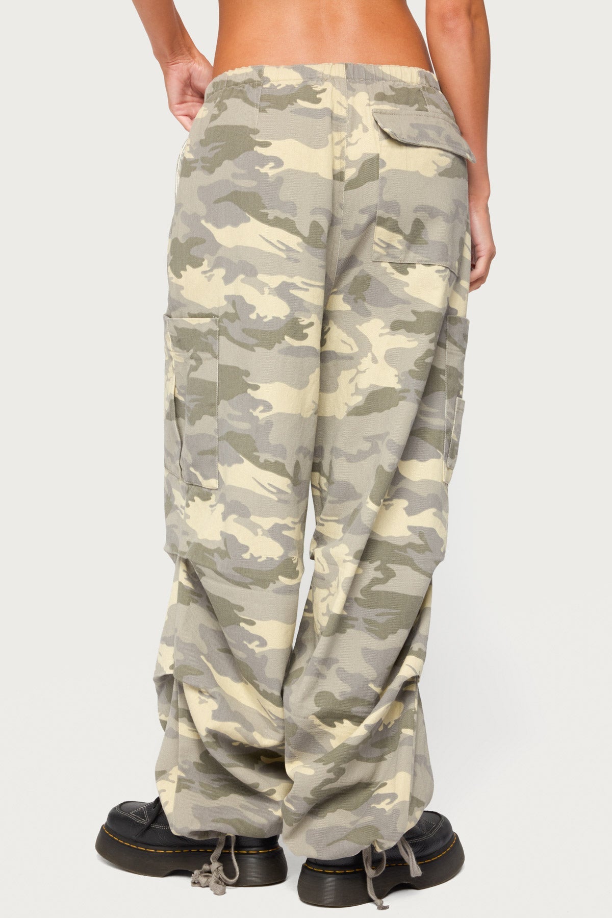 Emzi Baggy Cotton Cargo Trousers
