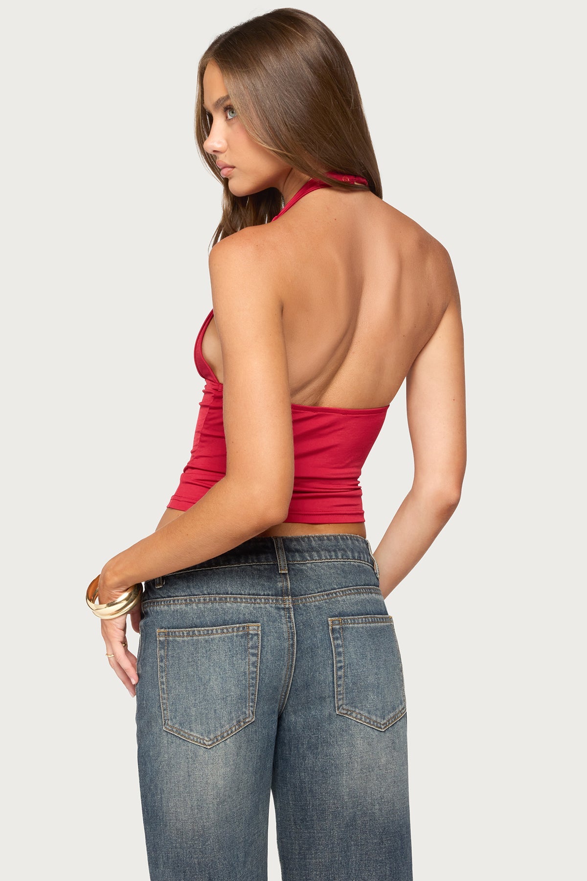 Jarla Backless Halter Top