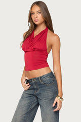 Jarla Backless Halter Top