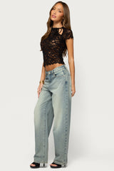 Heidie Low Rise Baggy Jeans