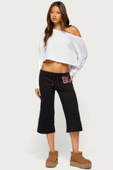 80 Sequin Capri Joggers