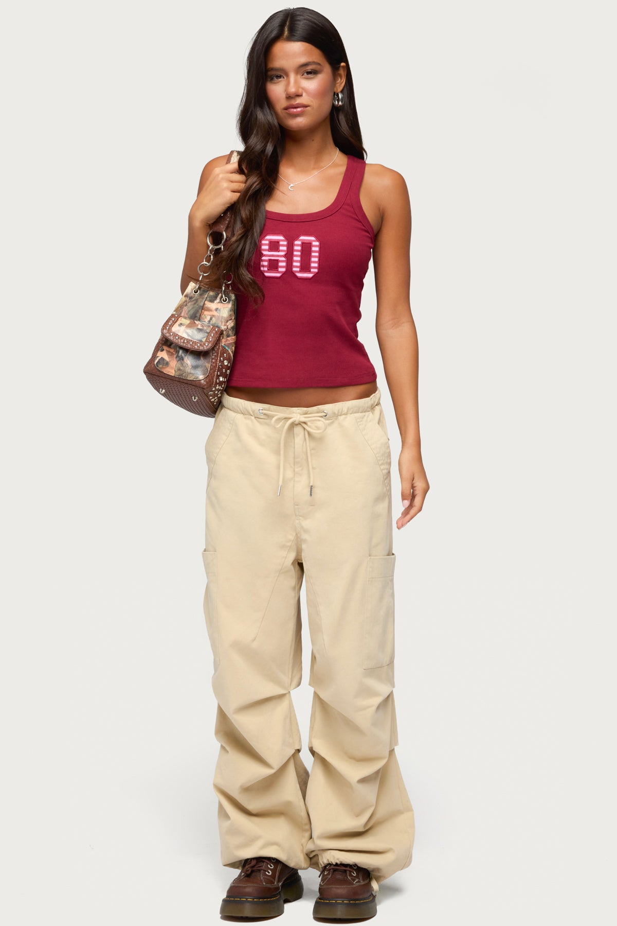 Emzi Baggy Cotton Cargo Trousers