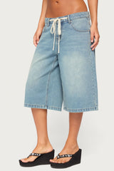 Jaci Denim Bermuda Shorts
