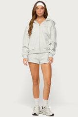Basic Girl Zip Up Hoodie