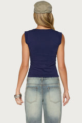 Eloya V Neck Top