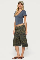 Naci Flutter V Neck Top