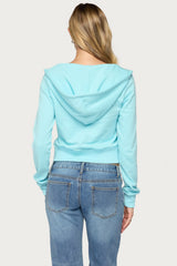 Ilisa Hooded Long Sleeve Top