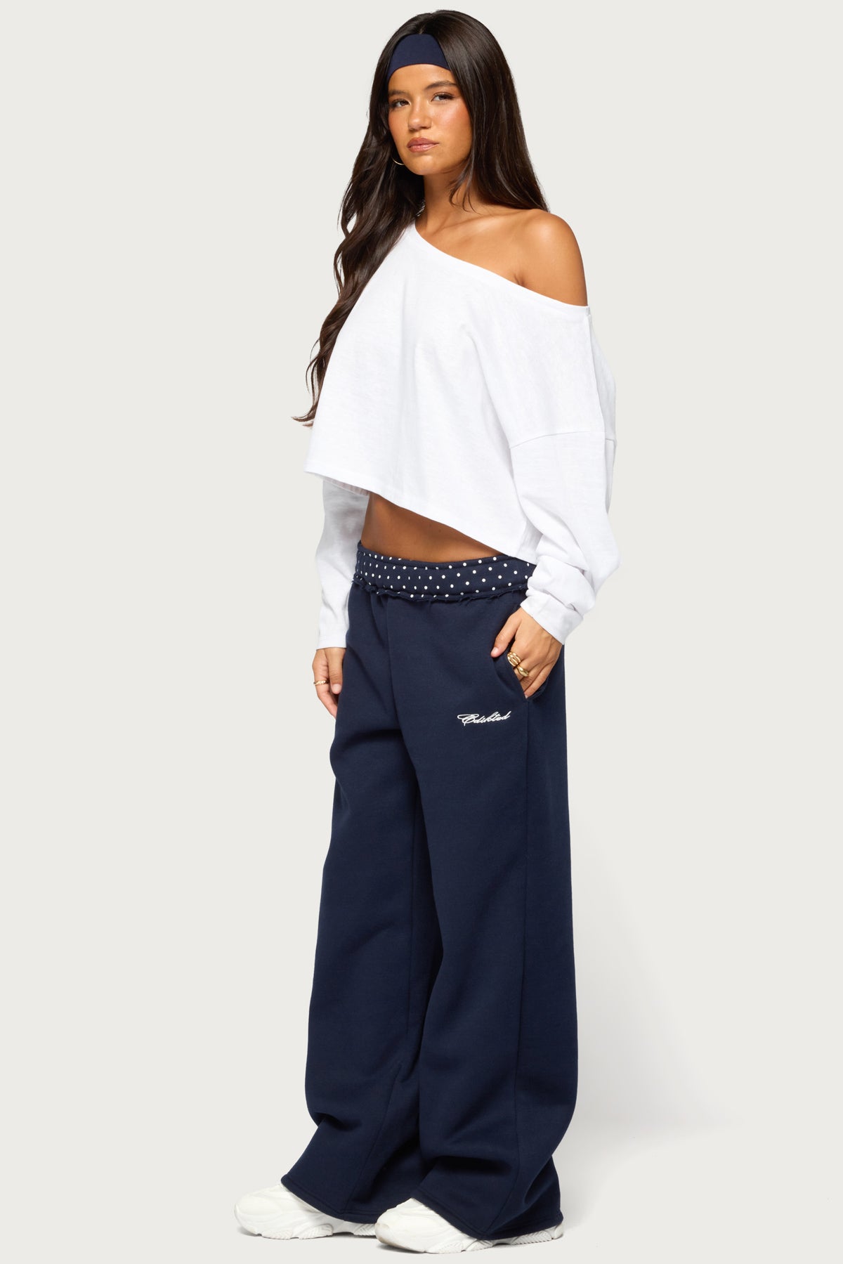 Deila Polka Dot Edikted Joggers