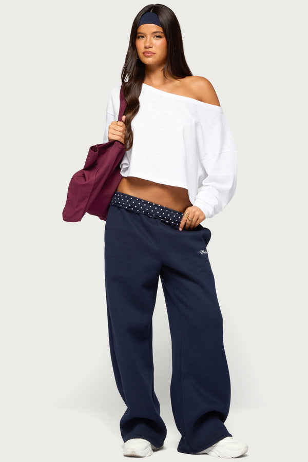 Deila Polka Dot Edikted Joggers view 1