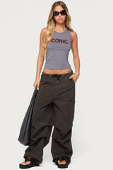 Emzi Baggy Cotton Cargo Trousers