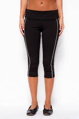 Ulay Stripey Foldover Capri Trousers