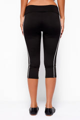 Ulay Stripey Foldover Capri Trousers