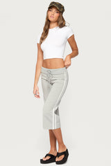 Zanele Side Stripe Capri Joggers