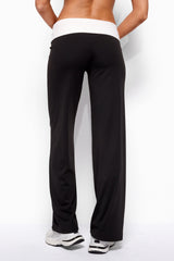 Reyna Contrast Foldover Trousers