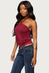 Jarli Draped Halter Top