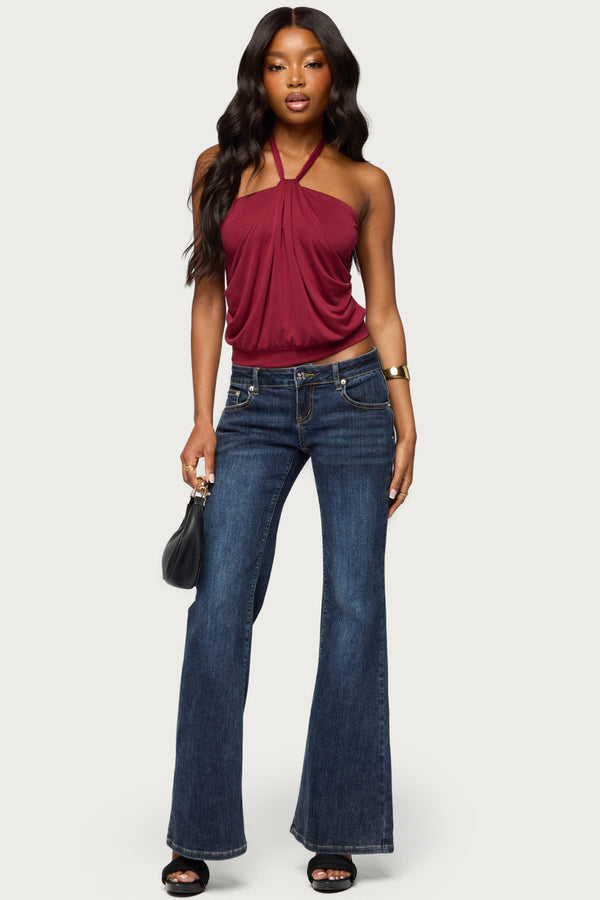 Jarli Draped Halter Top view 2