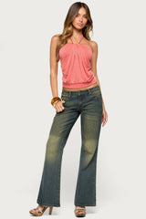 Jarli Draped Halter Top