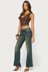 Neeva Bead & Sequin Top
