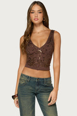 Neeva Bead & Sequin Top