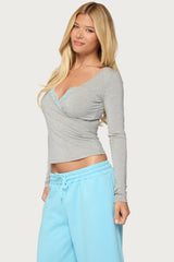 Sanel Lacey Long Sleeve Top