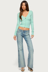 Drue Cable Knit Cardigan