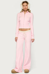 Hanin Straight Leg Knit Trousers